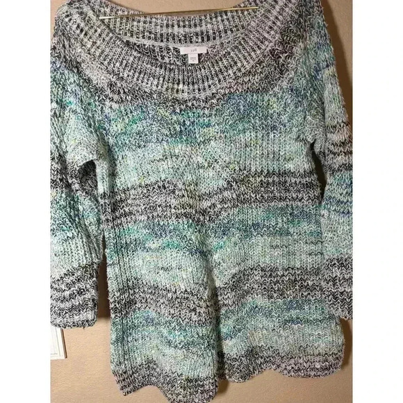 J. Jill knitted sweater oversized size XS in great condition 100% cotton - Picture 2 of 9